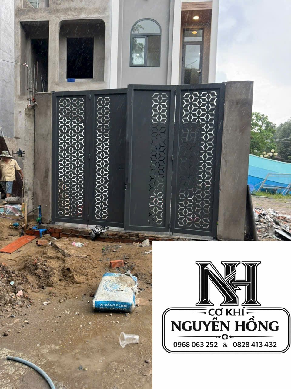 cổng sắt cnc buôn hồ